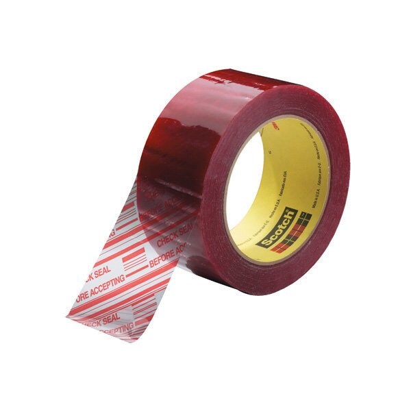 3M 2'' x 110 yds. Clear 3M 3779 Pre-Printed Carton Sealing Tape, 36PK BUY00013005 - main